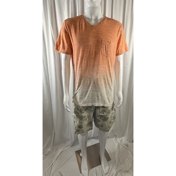 Chip & Pepper Short Sleeves Pocket T-Shirt, Orange Ombré , Sz: M, 87-23 - Picture 5 of 15